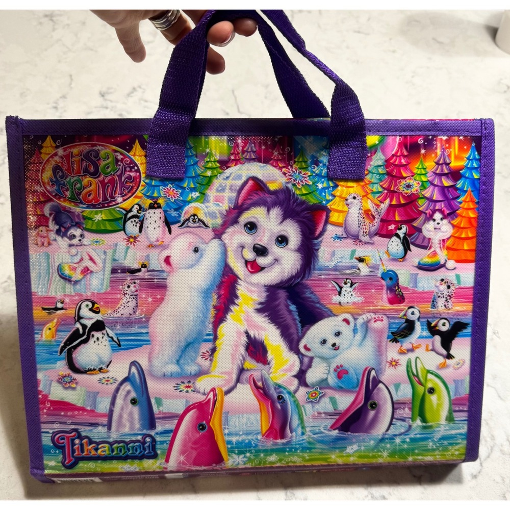 Lisa Frank Art Case Tikanni 2020‎ Trifold
Portfolio On the Go Storage EUC